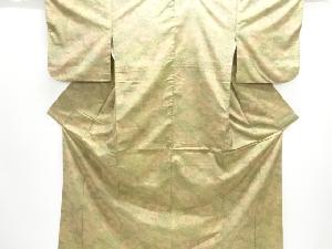 花模様織出し西陣お召着物